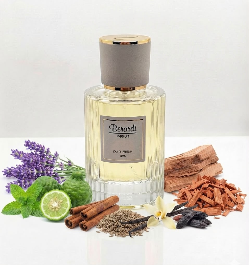 BERARDI PARFUM NOTA 62 fragranza ambrata fouge're uomo