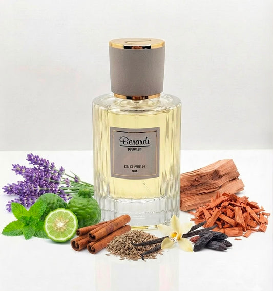 BERARDI PARFUM NOTA 62 fragranza ambrata fouge're uomo